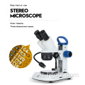 Microscopio estéreo de investigación con luz LED ajustable